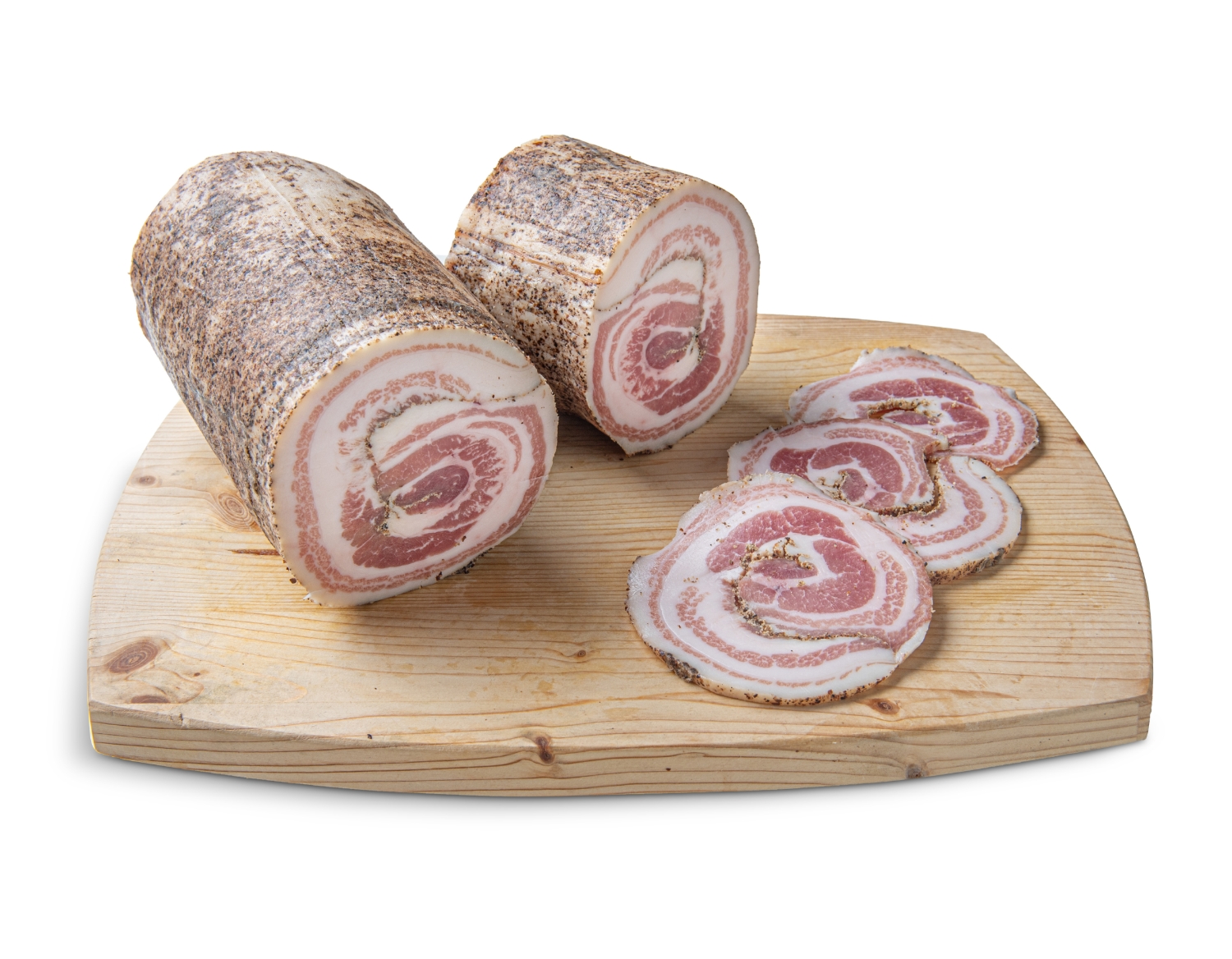 Pancetta arrotolata Macelleria Lanzillo